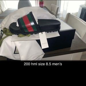 Gucci slides size 8.5 brand new